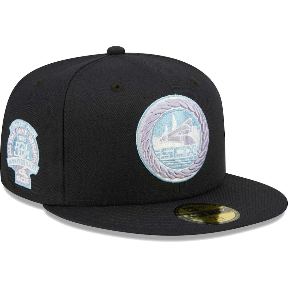 Chicago White Sox New Era 50th Anniversary 1983 MLB All-Star Game Lavender Undervisor 59FIFTY Fitted Hat | MLB New