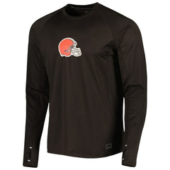 Cleveland Browns MSX by Michael Strahan Interval Long Sleeve Raglan T-Shirt