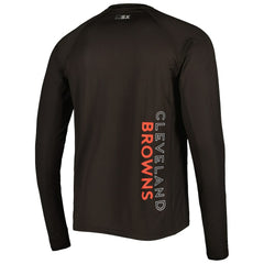 Cleveland Browns MSX by Michael Strahan Interval Long Sleeve Raglan T-Shirt