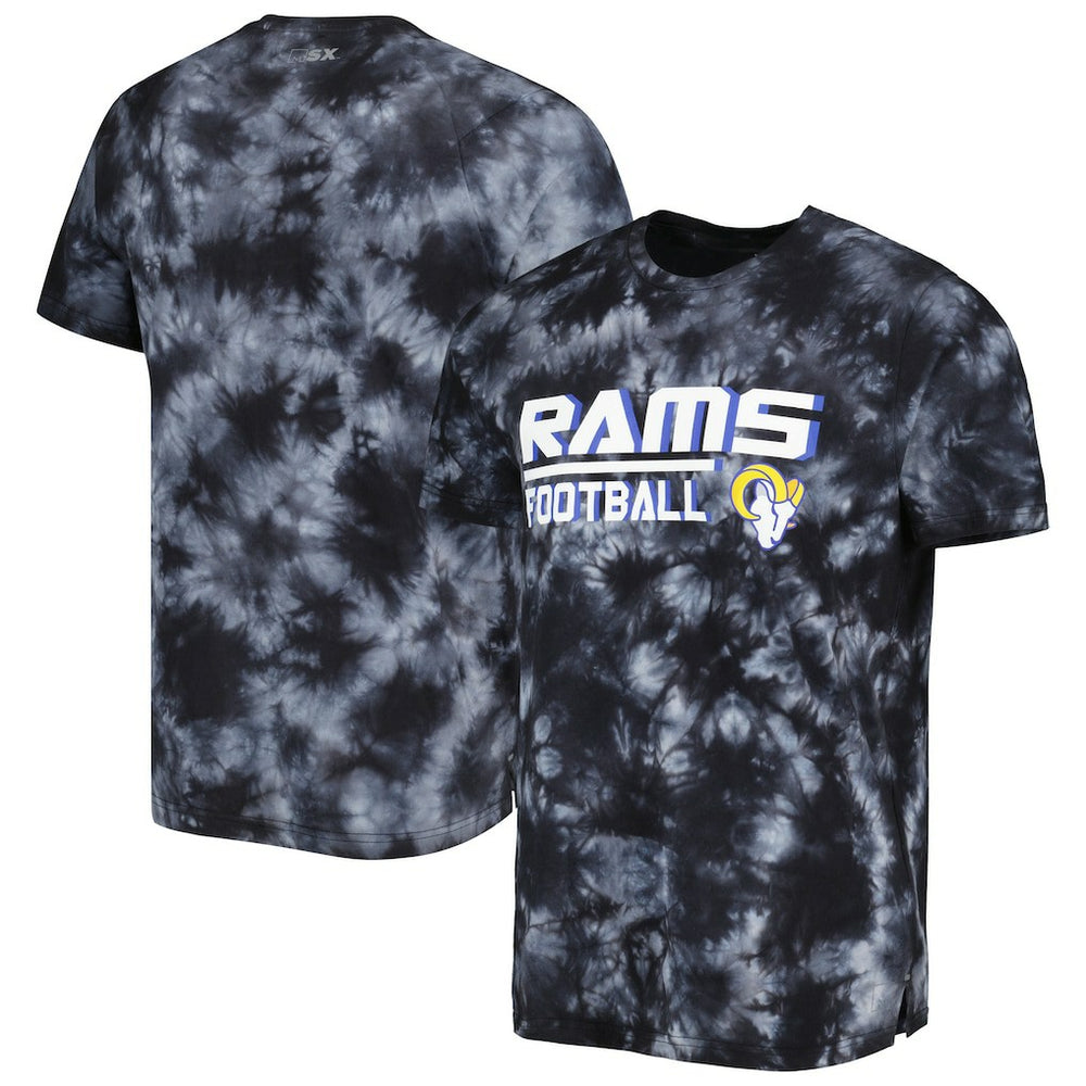 Los Angeles Rams MSX by Michael Strahan Recovery Tie-Dye T-Shirt