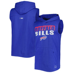 Buffalo Bills MSX by Michael Strahan Relay Sleeveless Pullover Hoodie