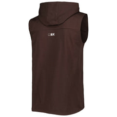 Cleveland Browns MSX by Michael Strahan Relay Sleeveless Pullover Hoodie