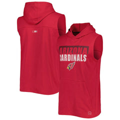 Arizona Cardinals MSX by Michael Strahan Relay Sleeveless Pullover Hoodie