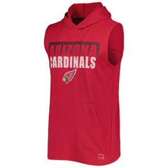 Arizona Cardinals MSX by Michael Strahan Relay Sleeveless Pullover Hoodie
