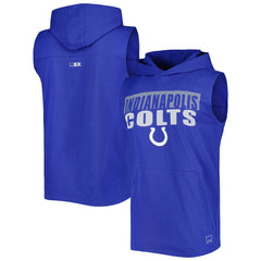 Indianapolis Colts MSX by Michael Strahan Relay Sleeveless Pullover Hoodie