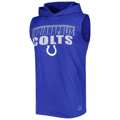 Indianapolis Colts MSX by Michael Strahan Relay Sleeveless Pullover Hoodie
