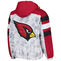 Arizona Cardinals Starter Thursday Night Gridiron Raglan Half-Zip Hooded Jacket