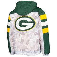 Green Bay Packers Starter Thursday Night Gridiron Raglan Half-Zip Hooded Jacket