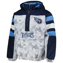 Tennessee Titans Starter Thursday Night Gridiron Raglan Half-Zip Hooded Jacket