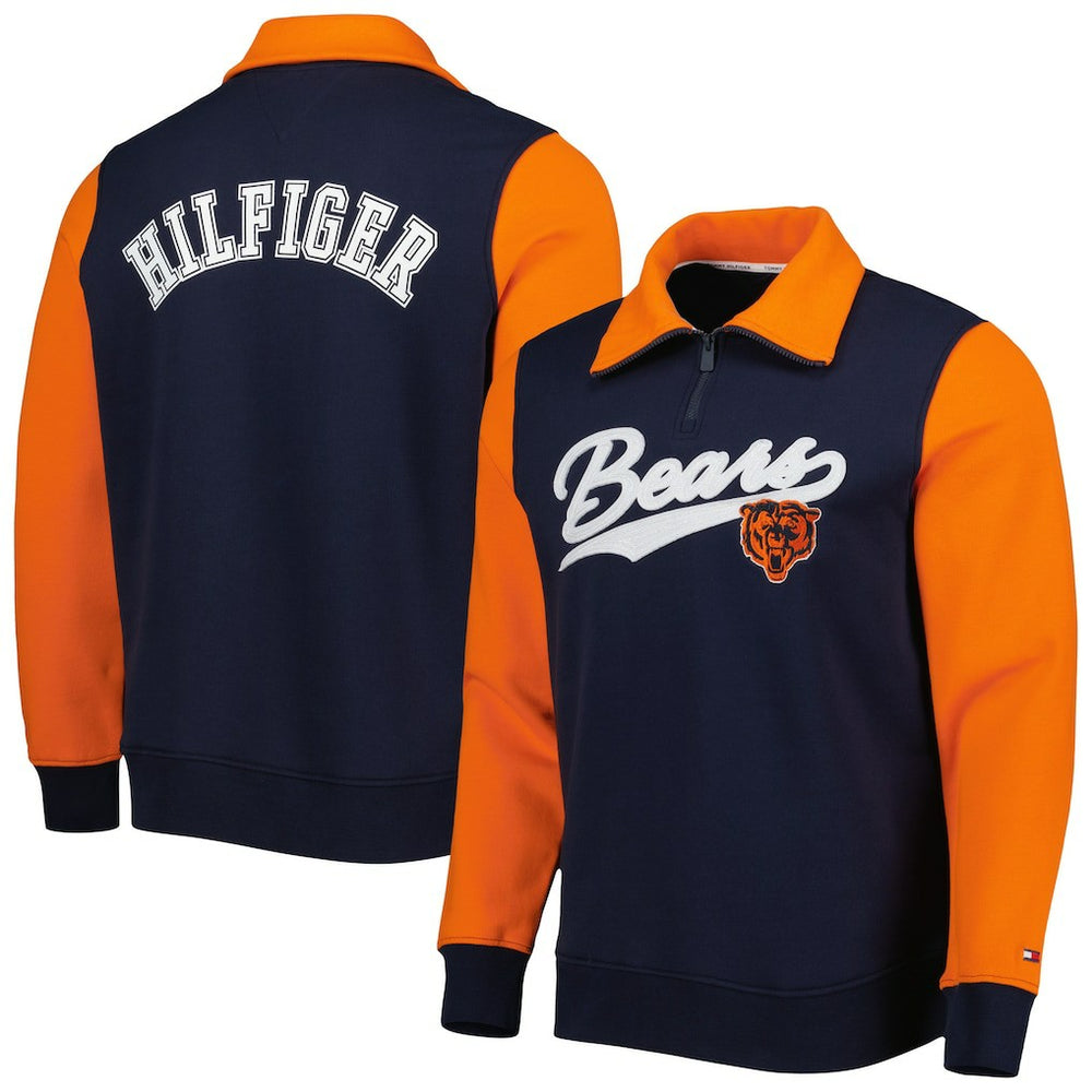 Chicago Bears Tommy Hilfiger Aiden Quarter-Zip Sweatshirt