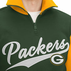 Green Bay Packers Tommy Hilfiger Aiden Quarter-Zip Sweatshirt