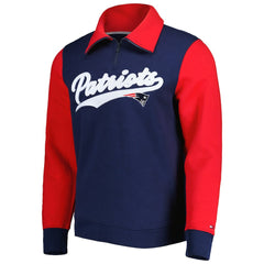 New England Patriots Tommy Hilfiger Aiden Quarter-Zip Sweatshirt