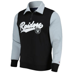 Las Vegas Raiders Tommy Hilfiger Aiden Quarter-Zip Sweatshirt