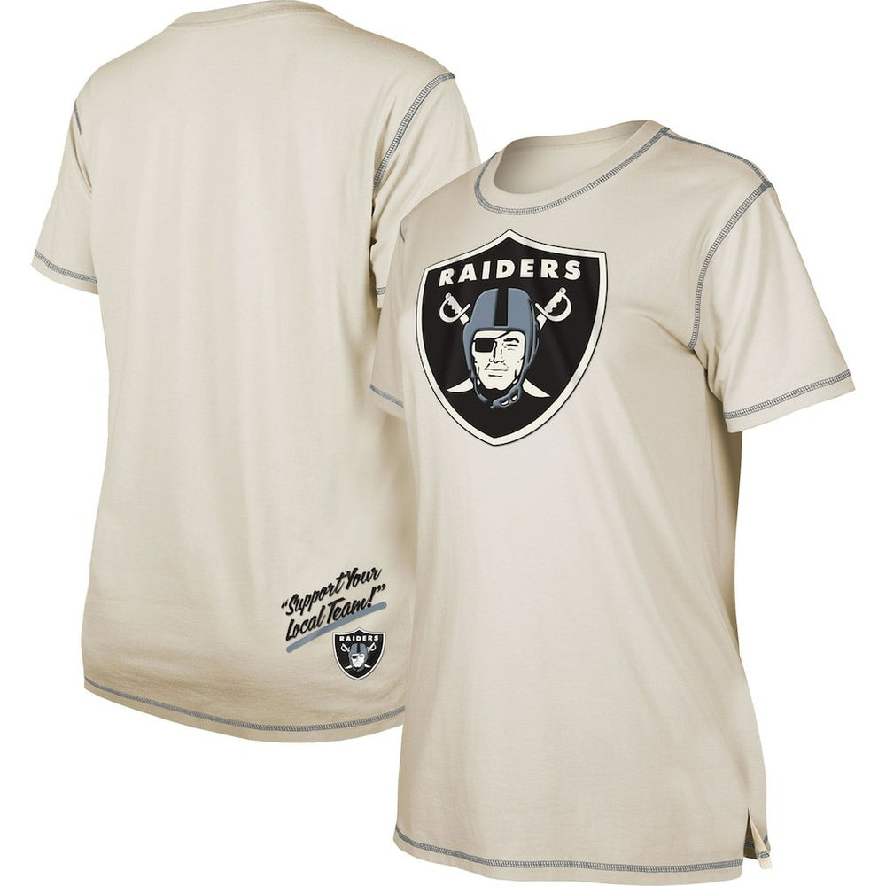 Las Vegas Raiders New Era Women's Split T-Shirt