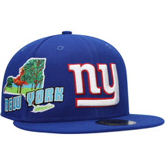 New York Giants New Era Stateview 59FIFTY Fitted Hat
