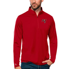 Tampa Bay Buccaneers Antigua Tribute Quarter-Zip Lightweight Pullover Top