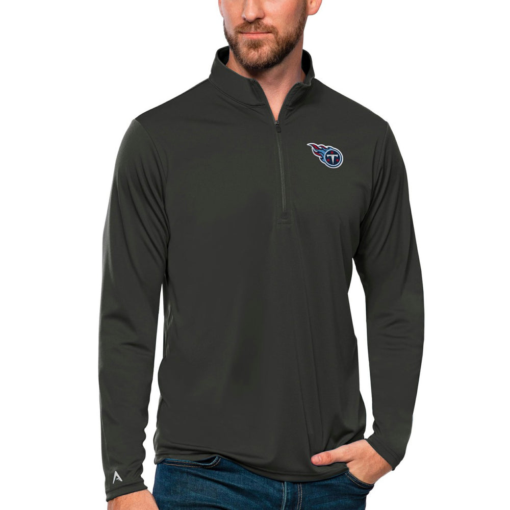 Tennessee Titans Antigua Tribute Quarter-Zip Lightweight Pullover Top