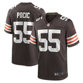 Cleveland Browns Nike Ethan Pocic Game Jersey