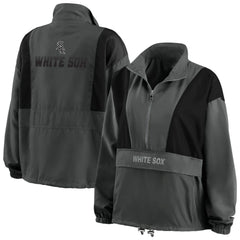 Chicago White Sox WEAR by Erin Andrews Women's Packable Half-Zip Jacket | MLB Discount