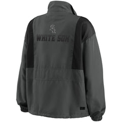 Chicago White Sox WEAR by Erin Andrews Women's Packable Half-Zip Jacket | MLB Discount