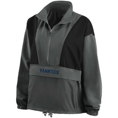 New York Yankees WEAR by Erin Andrews Women's Packable Half-Zip Jacket | MLB For sale