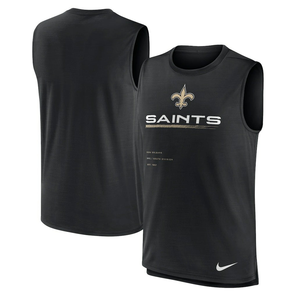 New Orleans Saints Nike Muscle Trainer Tank Top