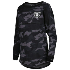 Las Vegas Raiders New Era Women's Camo Long Sleeve T-Shirt