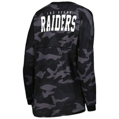 Las Vegas Raiders New Era Women's Camo Long Sleeve T-Shirt