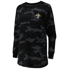New Orleans Saints New Era Women's Camo Long Sleeve T-Shirt