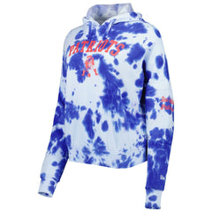New England Patriots New Era Women's Cloud Dye Fleece Pullover Hoodie