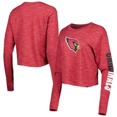 Arizona Cardinals New Era Women's Crop Long Sleeve T-Shirt