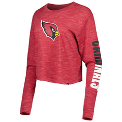 Arizona Cardinals New Era Women's Crop Long Sleeve T-Shirt