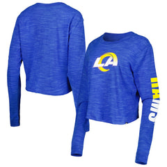 Los Angeles Rams New Era Women's Crop Long Sleeve T-Shirt