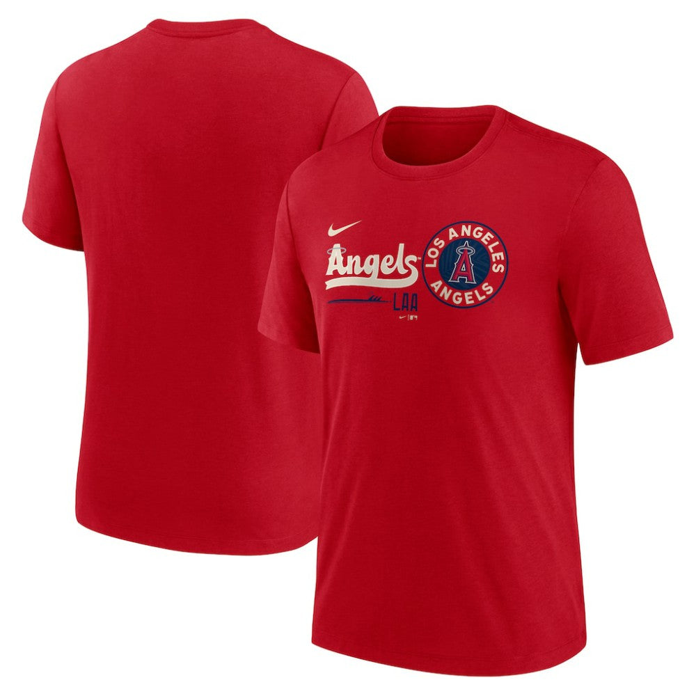 Los Angeles Angels Nike City Connect Tri-Blend T-Shirt - | MLB Shop