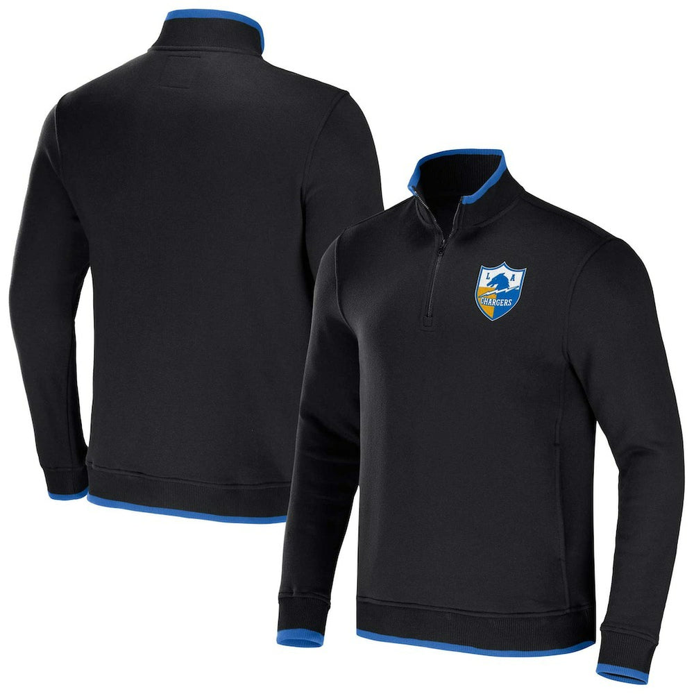 Los Angeles Chargers Fanatics NFL x Darius Rucker Collection Logo Quarter-Zip Top