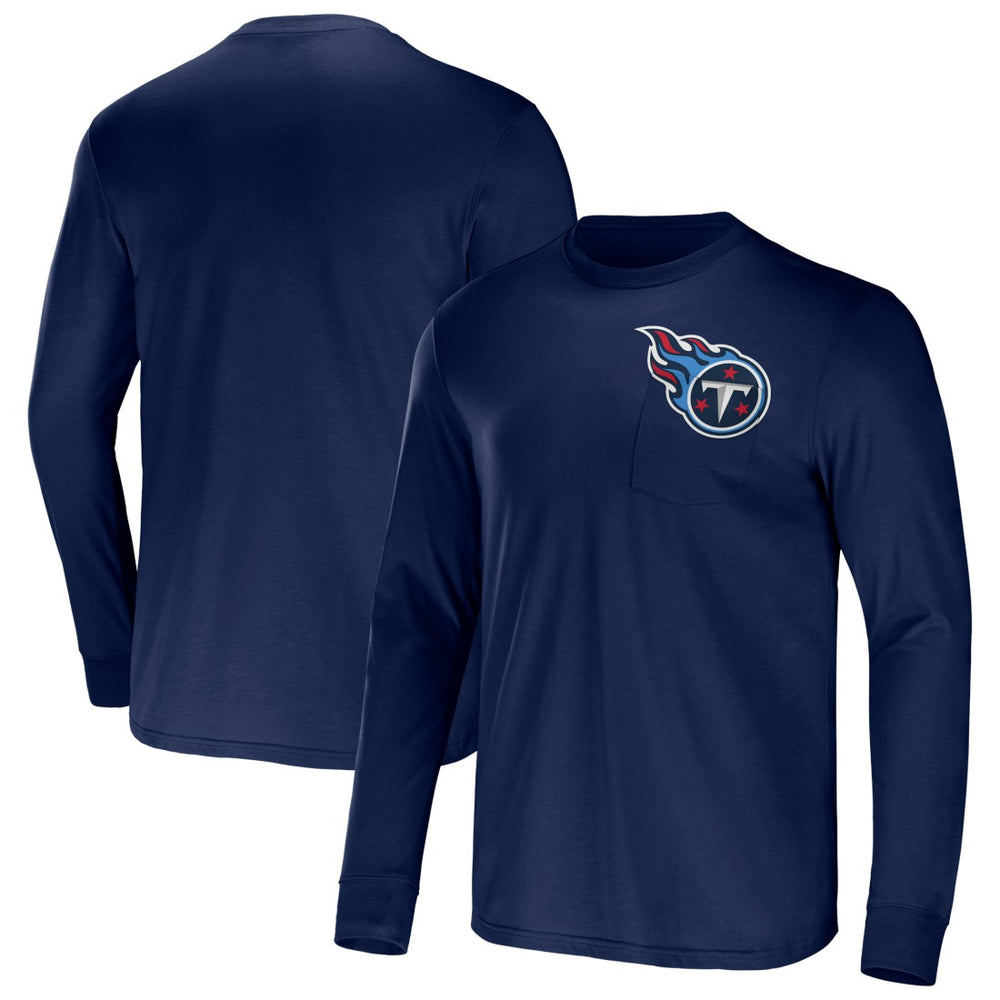 Tennessee Titans Fanatics NFL x Darius Rucker Collection Team Long Sleeve Pocket T-Shirt