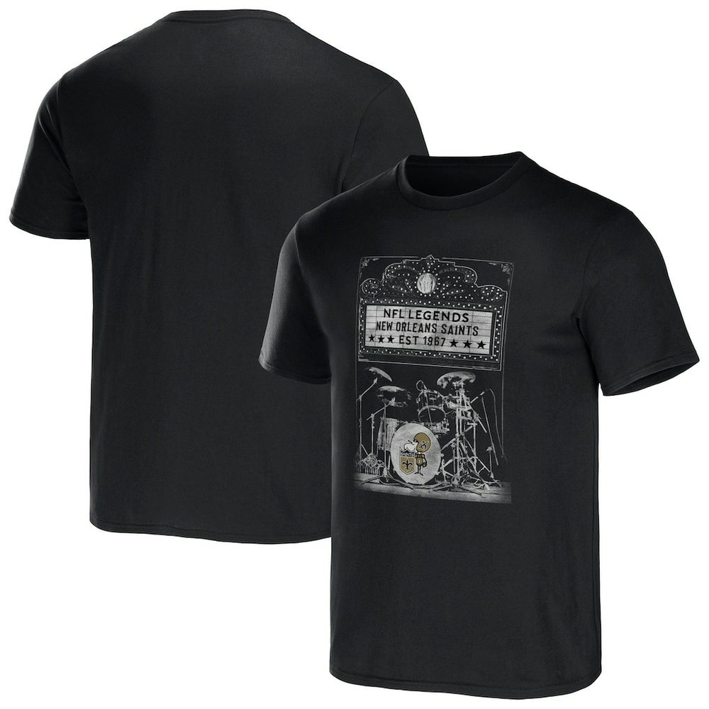New Orleans Saints Fanatics NFL x Darius Rucker Collection Band T-Shirt