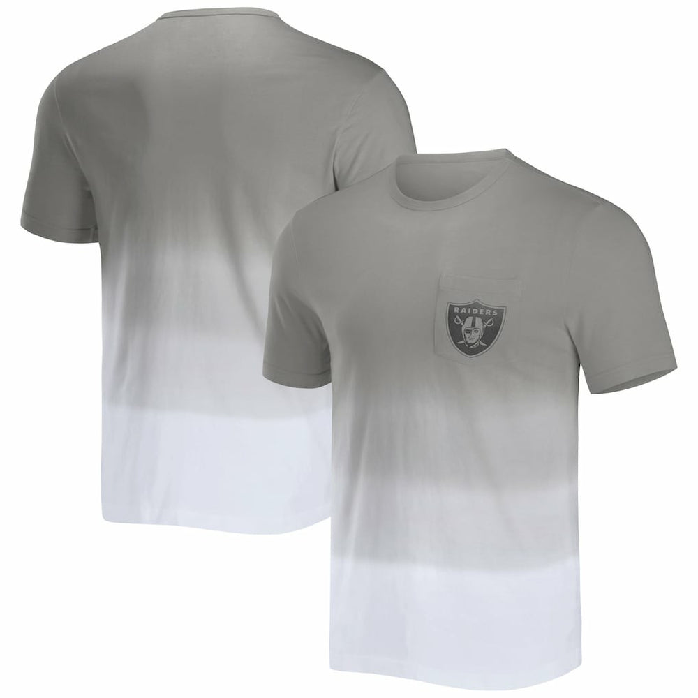 Las Vegas Raiders Fanatics NFL x Darius Rucker Collection Dip Dye Pocket T-Shirt