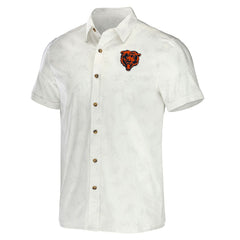 Chicago Bears Fanatics NFL x Darius Rucker Collection Woven Button-Up T-Shirt