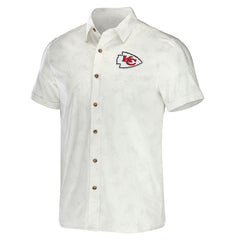 Kansas City Chiefs Fanatics NFL x Darius Rucker Collection Woven Button-Up T-Shirt