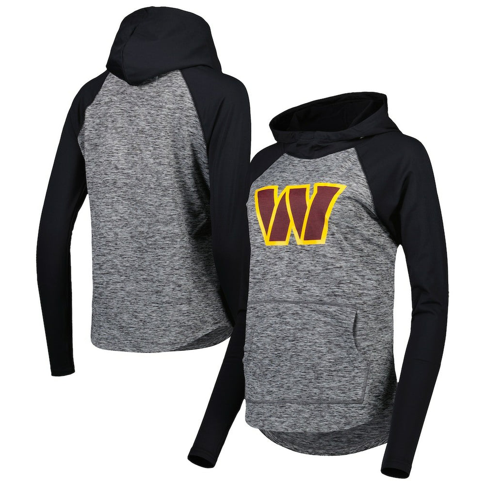 Washington Commanders Champion G-III 4Her by Carl Banks Women's ship Ring Raglan Pullover Hoodie