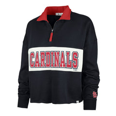 St. Louis Cardinals '47 Women's Remi Quarter-Zip Cropped Top | MLB New