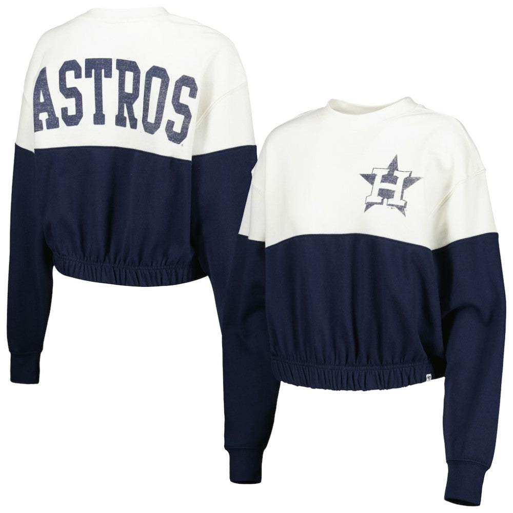 Houston Astros '47 Women's Take Two Bonita Pullover Sweatshirt | MLB For sale