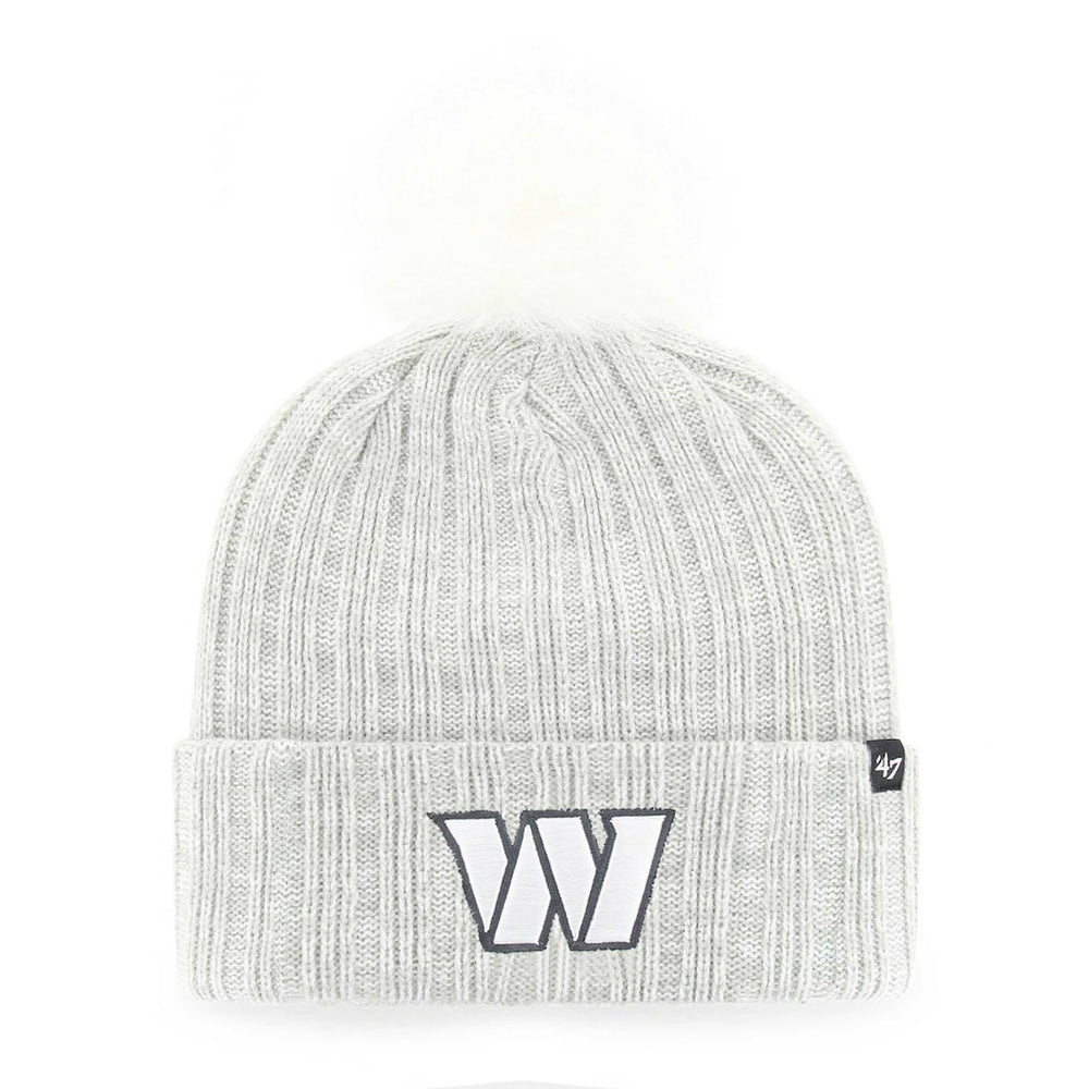 Washington Commanders 47 brand '47 Women's Koda Cuffed Knit Hat with Pom