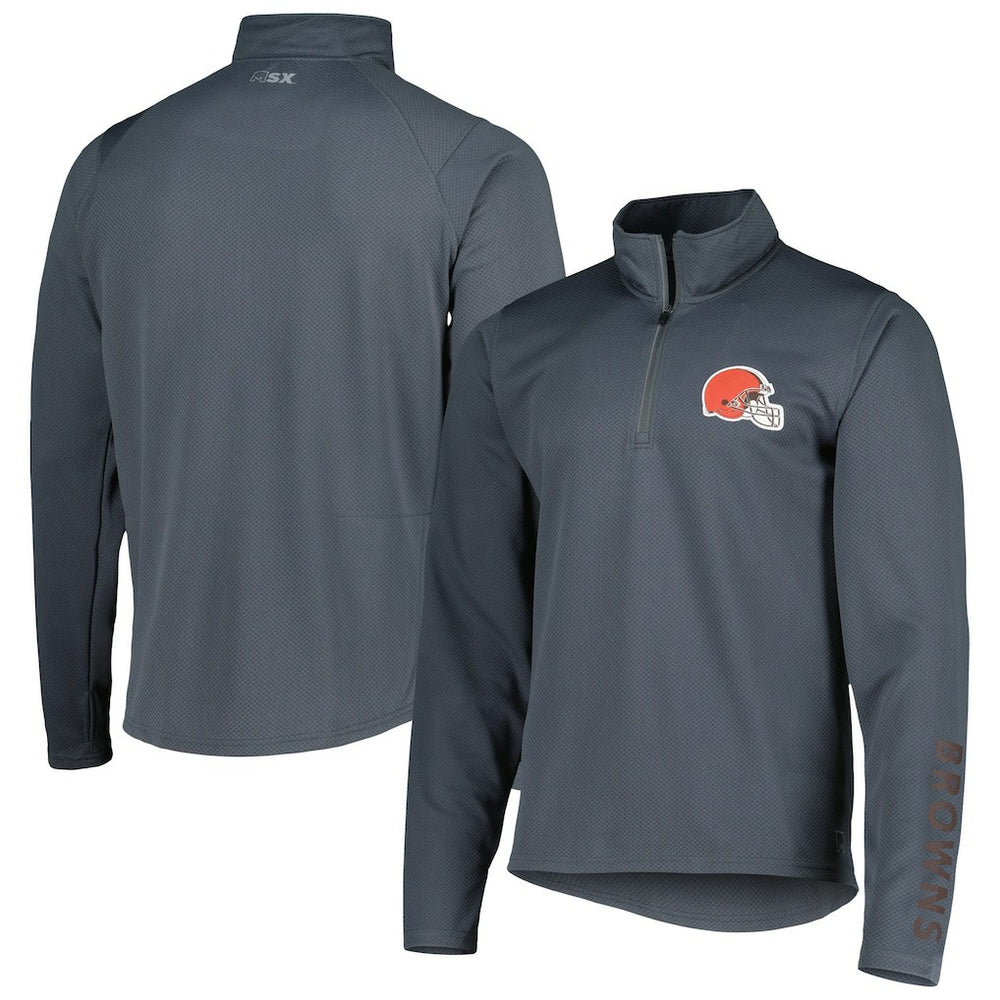 Cleveland Browns MSX by Michael Strahan Half-Zip Pullover