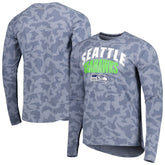 Seattle Seahawks MSX by Michael Strahan Performance Camo Long Sleeve T-Shirt
