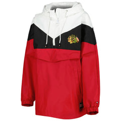 Chicago Blackhawks Tommy Hilfiger Women's Staci Half-Zip Windbreaker Jacket Outlet