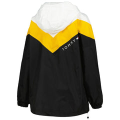 Pittsburgh Penguins Tommy Hilfiger Women's Staci Half-Zip Windbreaker Jacket Outlet