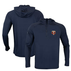 Minnesota Twins Levelwear Zander Insignia Core Quarter-Zip Pullover Hoodie | MLB Near me