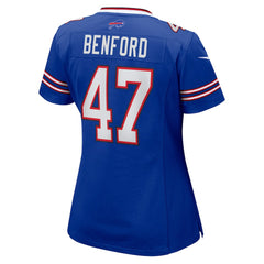 Buffalo Bills Nike Christian Benford Women's Game Jersey